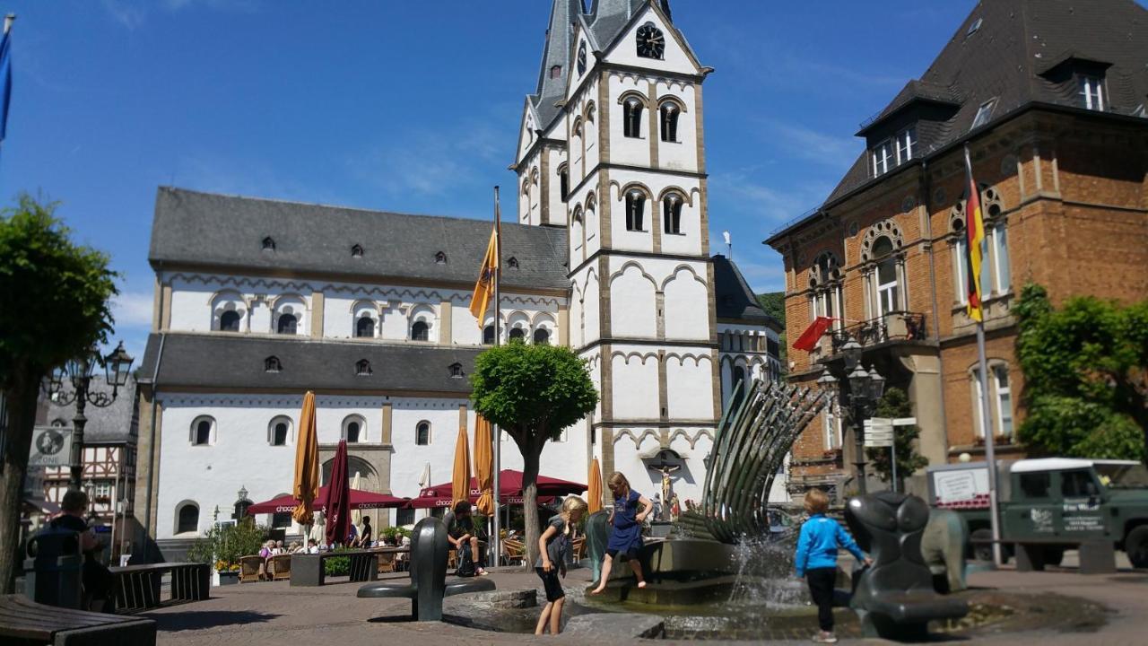 Penthouse Im Historischen Fachwerkhaus Mit Grosser Dachterrasse An Zentralster Lage Boppard Kültér fotó