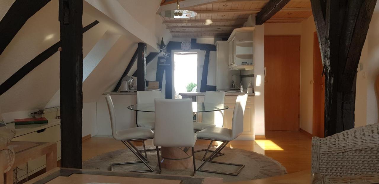 Penthouse Im Historischen Fachwerkhaus Mit Grosser Dachterrasse An Zentralster Lage Boppard Kültér fotó