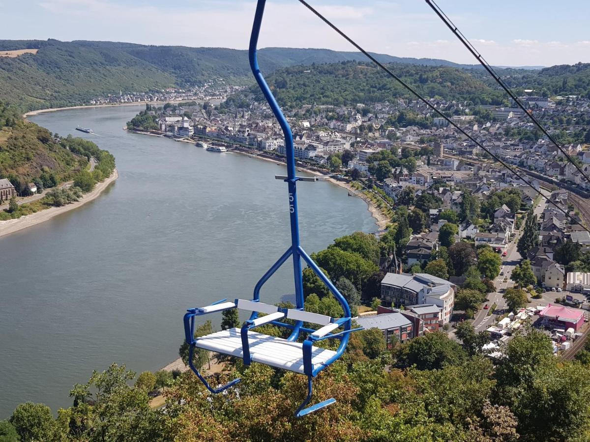Penthouse Im Historischen Fachwerkhaus Mit Grosser Dachterrasse An Zentralster Lage Boppard Kültér fotó