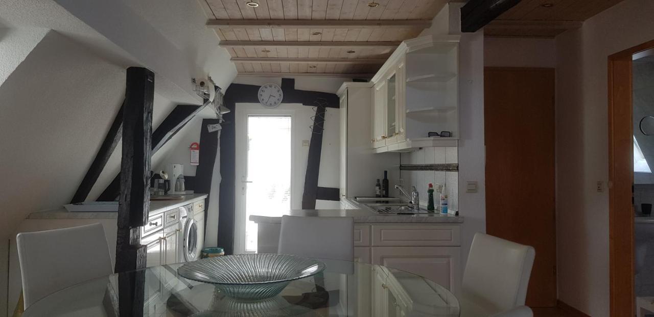 Penthouse Im Historischen Fachwerkhaus Mit Grosser Dachterrasse An Zentralster Lage Boppard Kültér fotó